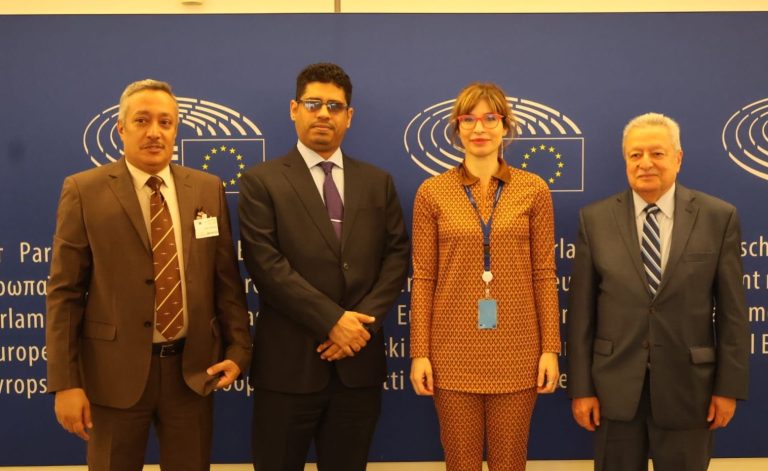 Minister of Human Rights Calls from Brussels for the Designation of the Houthi Militias as a Terrorist Organization and Warns of the Repercussions of the Siege of Taiz